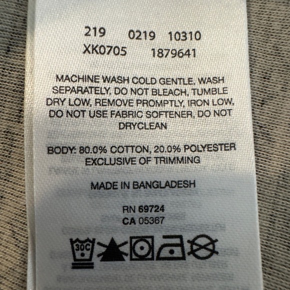 Columbia Turtleneck Top Womens M Fair Isle Gray Black White Cotton Blend Outdoor - Picture 4 of 6